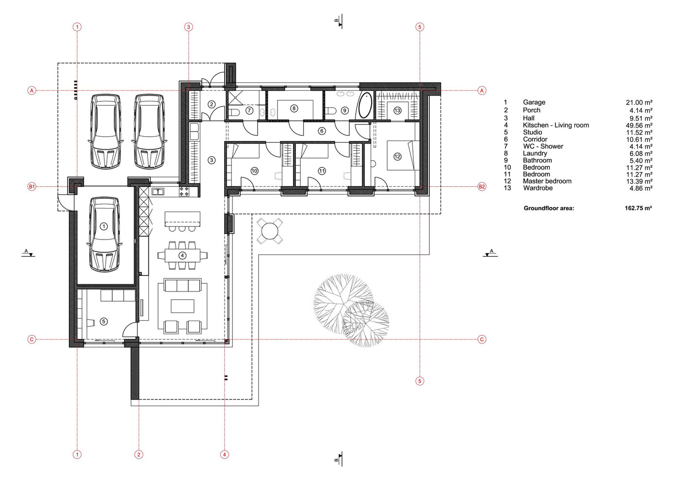 A Bright Modern L-Shaped Home Blends with Stunning Natural Surroundings in Vilnius, Lithuania by ArchLAB studio (16)