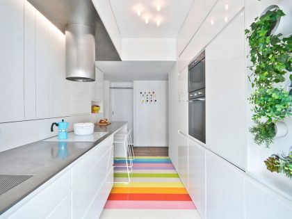 A Bright and Cheerful Modern Apartment for a Fashion Designer in Montmartre by SABO Project (7)