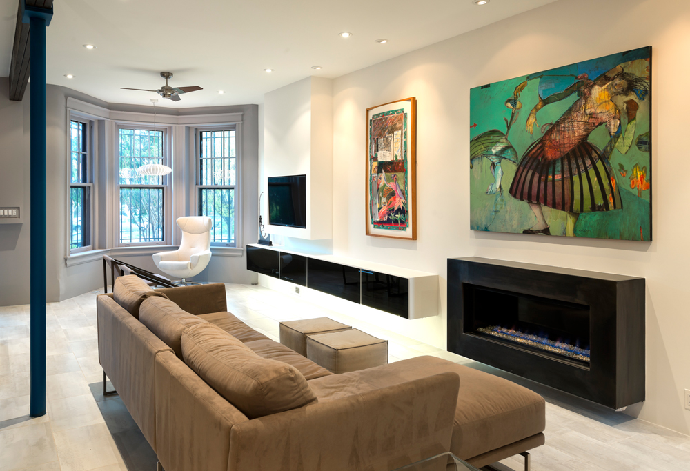 A Bright and Colorful Modern Row House with Playful Details in Washington, DC by KUBE Architecture (1)