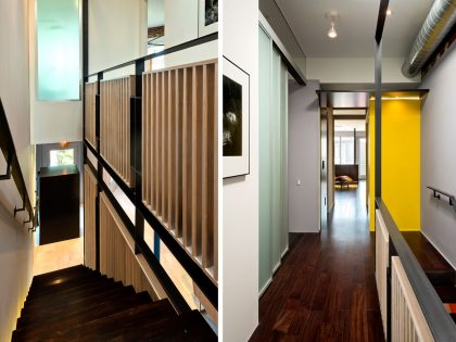 A Bright and Colorful Modern Row House with Playful Details in Washington, DC by KUBE Architecture (10)