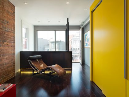 A Bright and Colorful Modern Row House with Playful Details in Washington, DC by KUBE Architecture (11)