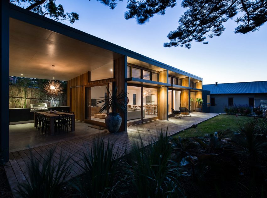 A Bright and Spacious Family Home with Beautiful Interiors in New South Wales by Bourne Blue Architecture (19)