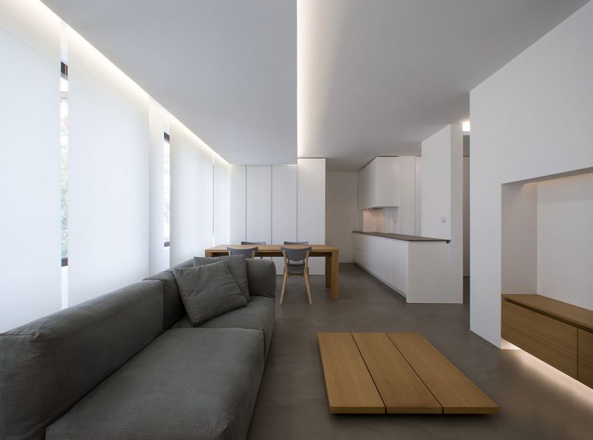 A Chic Contemporary Apartment with Minimalist Interior in Sofia by Elia Nedkov (4)