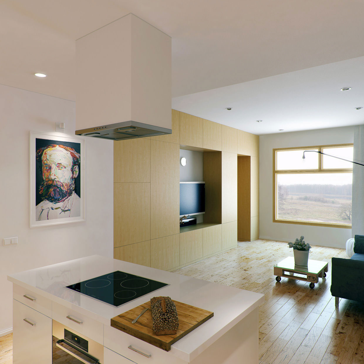 A Clean and Luminous Scandinavian Apartment in Saint Petersburg by Oleg Trofimov (6)
