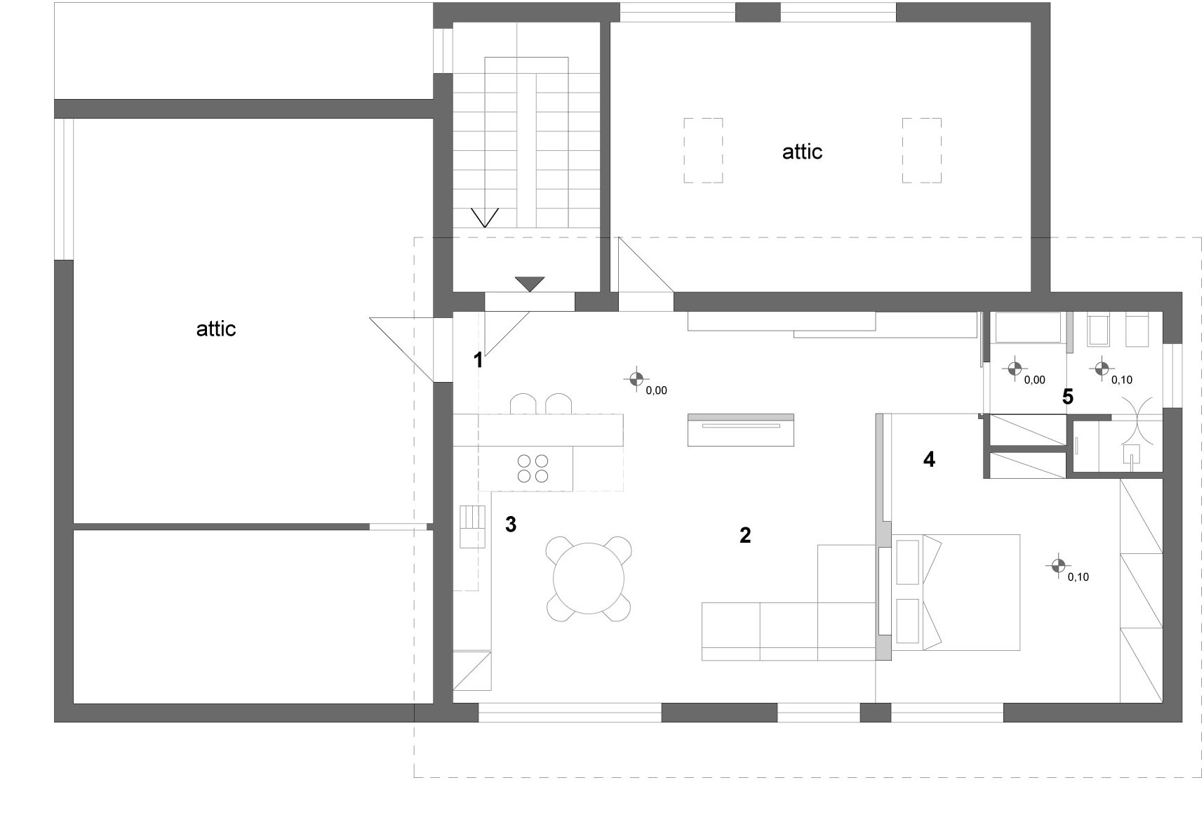 A Bright and Colorful Contemporary Apartment in San Miniato by MSplus architettura (16)