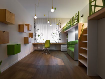 A Cozy and Comfortable Modern House for a Young Family with Two Kids in Kiev Oblast, Ukraine by Yakusha Design (8)