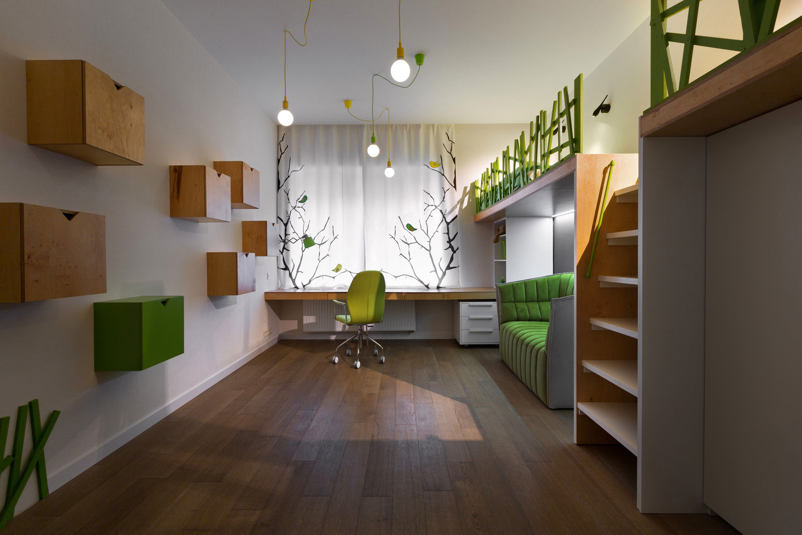 A Cozy and Comfortable Modern House for a Young Family with Two Kids in Kiev Oblast, Ukraine by Yakusha Design (8)