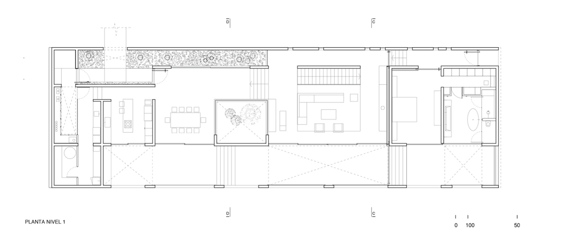 A Concrete Hillside Home with a Simple and Elegant Interior in Los Vilos, Chile by Felipe Assadi & Francisca Pulido (22)