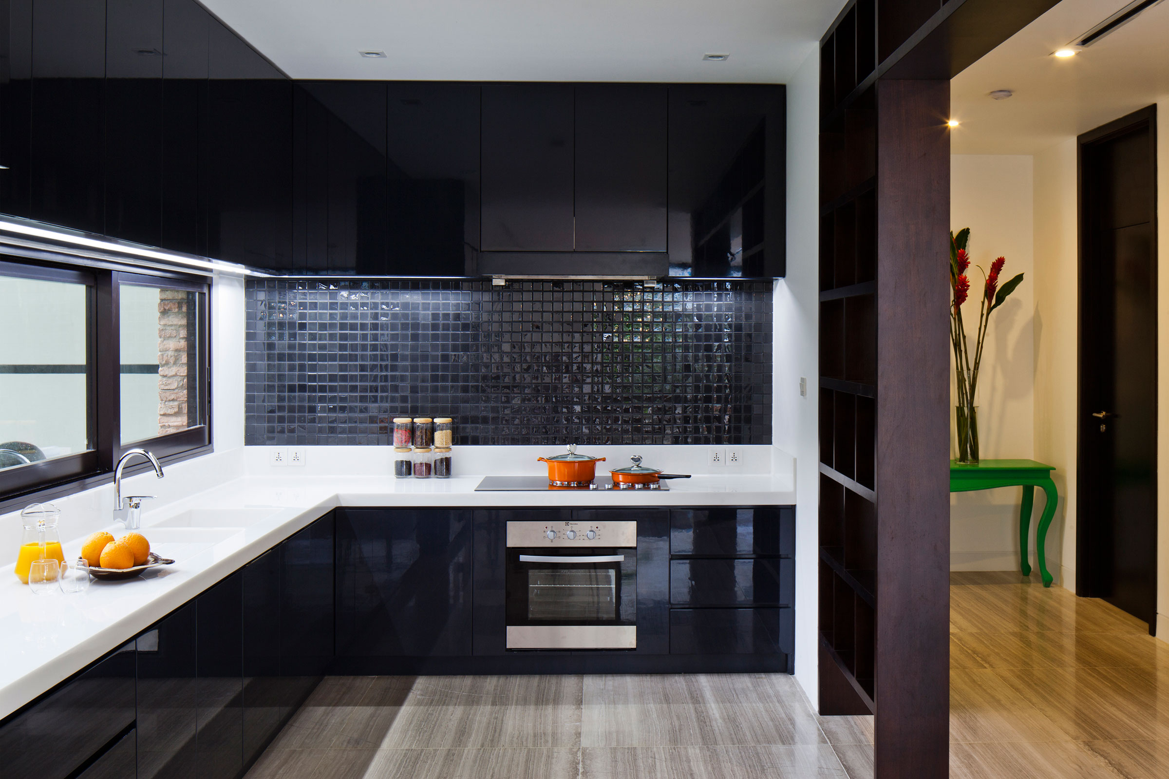 A Contemporary Home with Recycled Bricks, Concrete and Steel Frame Windows in Thao Dien by MM ++ Architects (13)