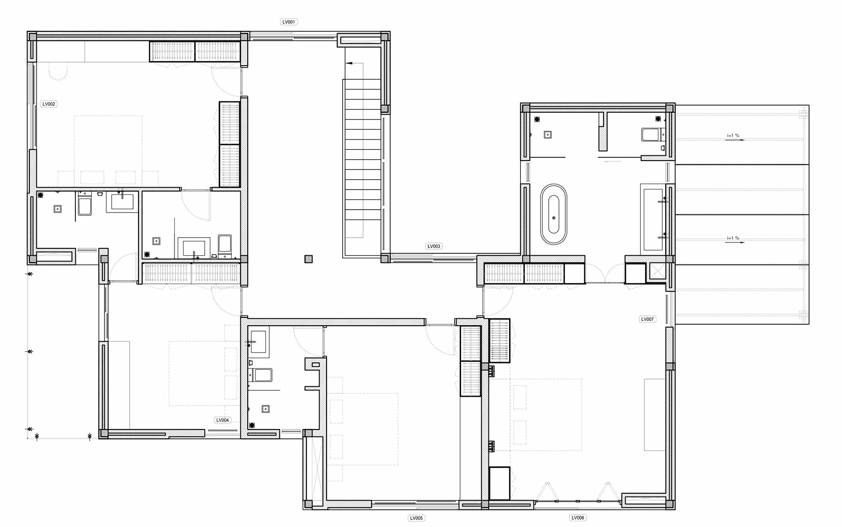 A Contemporary Home with Recycled Bricks, Concrete and Steel Frame Windows in Thao Dien by MM ++ Architects (32)