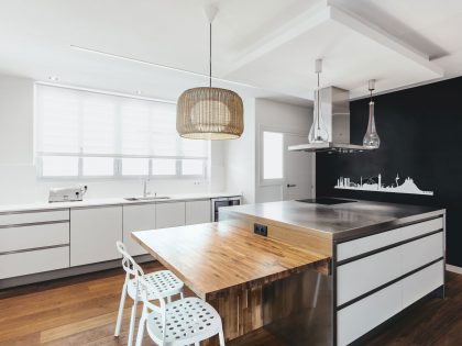 A Cozy Contemporary Home with a Warm and Light Interiors in Barcelona, Spain by Dom Arquitectura (7)