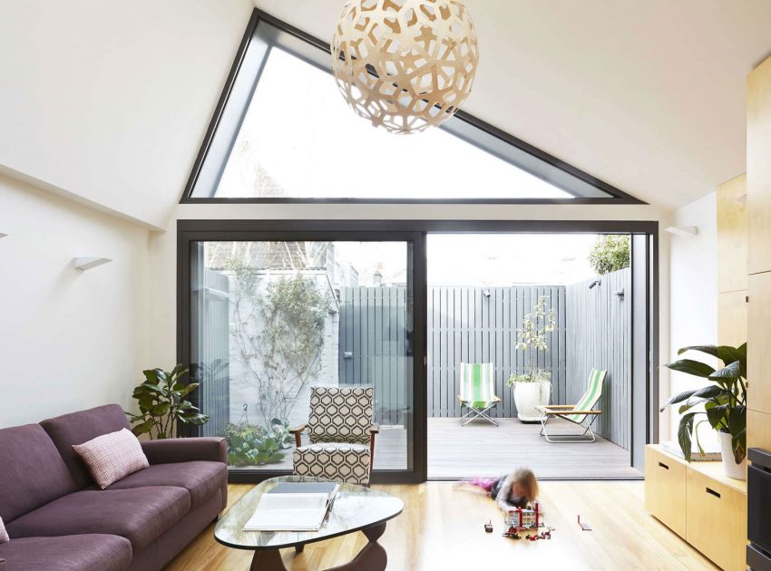 A Cozy Contemporary House for a Young Family with Two Children in Fitzroy North by Nic Owen Architects (1)