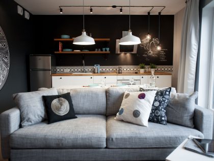 A Cozy Modern Apartment with Raw Interior and Soft Decoration in Gdansk, Poland by Raca Architekci (1)