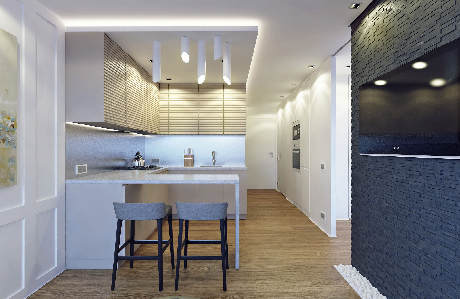 A Cozy and Compact Contemporary Apartment in Kiev, Ukraine by Eugene Meshcheruk (7)