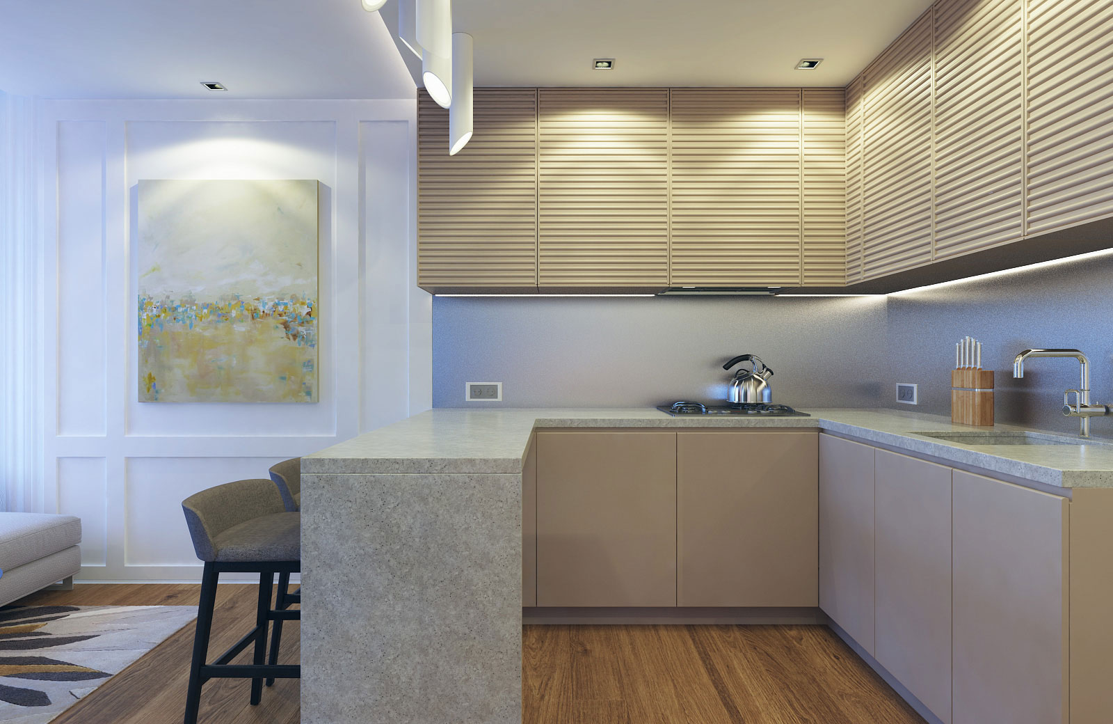 A Cozy and Compact Contemporary Apartment in Kiev, Ukraine by Eugene Meshcheruk (8)