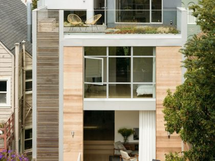 A Cozy and Playful Contemporary Home with Rooftop Garden in San Francisco by Feldman Architecture (1)