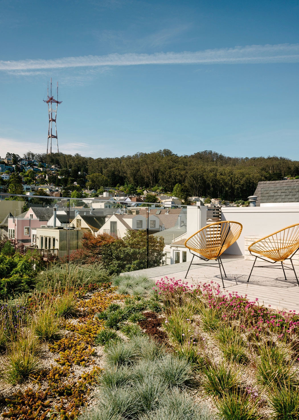 A Cozy and Playful Contemporary Home with Rooftop Garden in San Francisco by Feldman Architecture (2)