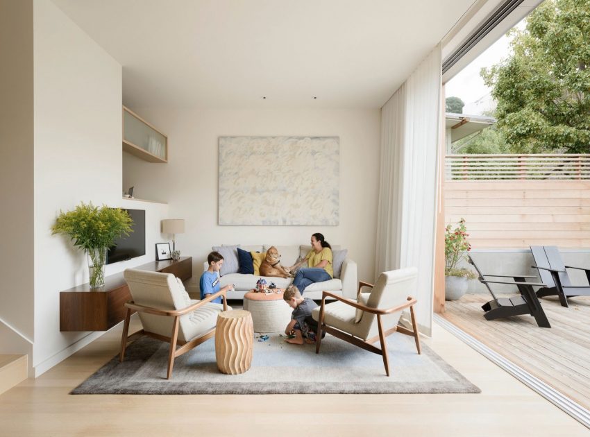 A Cozy and Playful Contemporary Home with Rooftop Garden in San Francisco by Feldman Architecture (3)