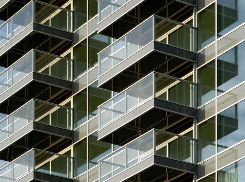 A Energy Efficient Modern Apartment with Stunning Views in Rotterdam, The Netherlands by Wiel Arets Architects (18)