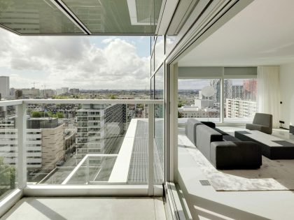 A Energy Efficient Modern Apartment with Stunning Views in Rotterdam, The Netherlands by Wiel Arets Architects (2)