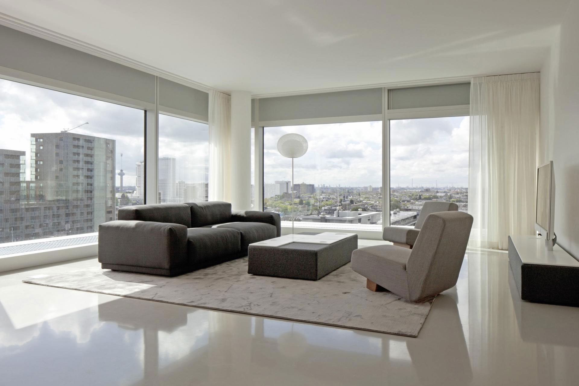 A Energy Efficient Modern Apartment with Stunning Views in Rotterdam, The Netherlands by Wiel Arets Architects (3)