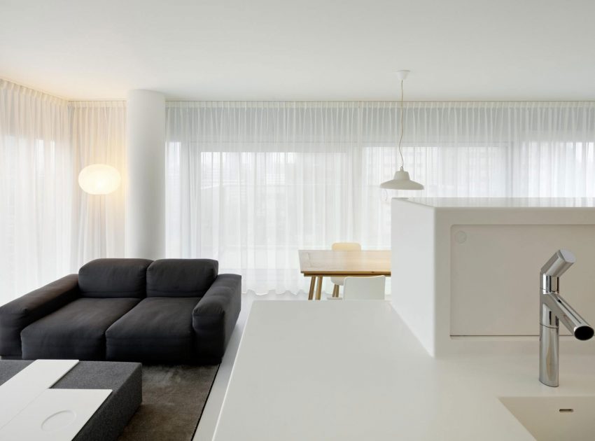 A Energy Efficient Modern Apartment with Stunning Views in Rotterdam, The Netherlands by Wiel Arets Architects (4)