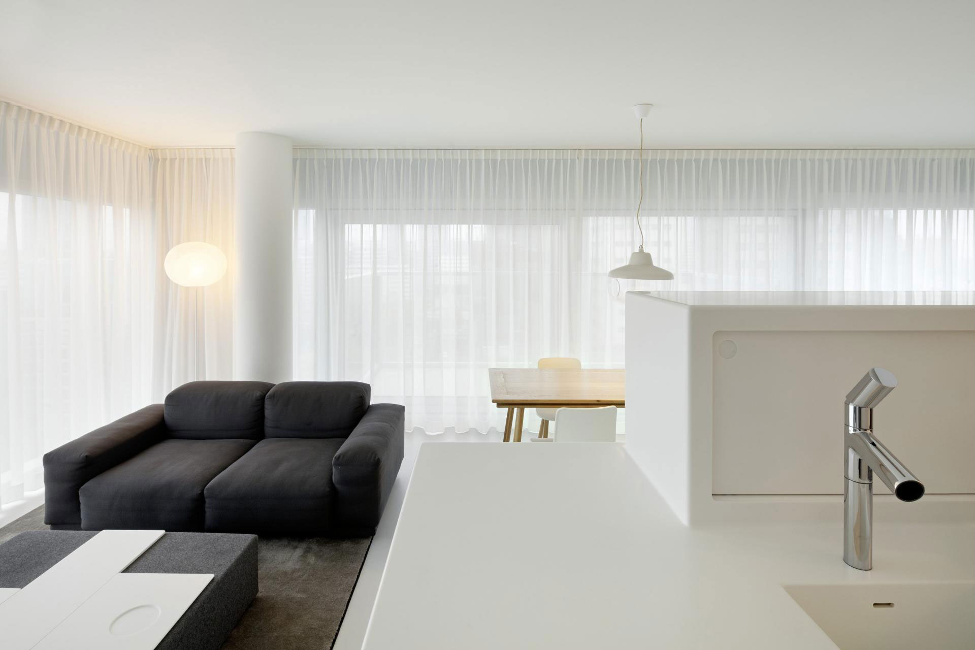 A Energy Efficient Modern Apartment with Stunning Views in Rotterdam, The Netherlands by Wiel Arets Architects (4)