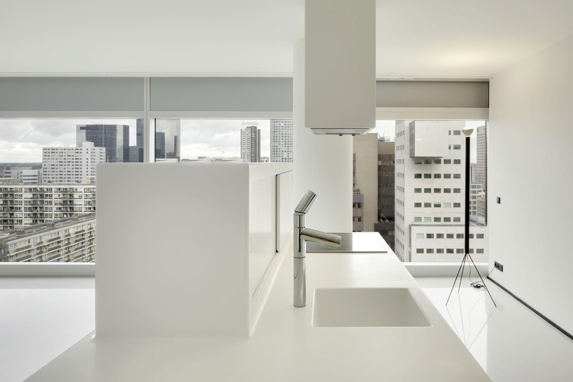 A Energy Efficient Modern Apartment with Stunning Views in Rotterdam, The Netherlands by Wiel Arets Architects (9)