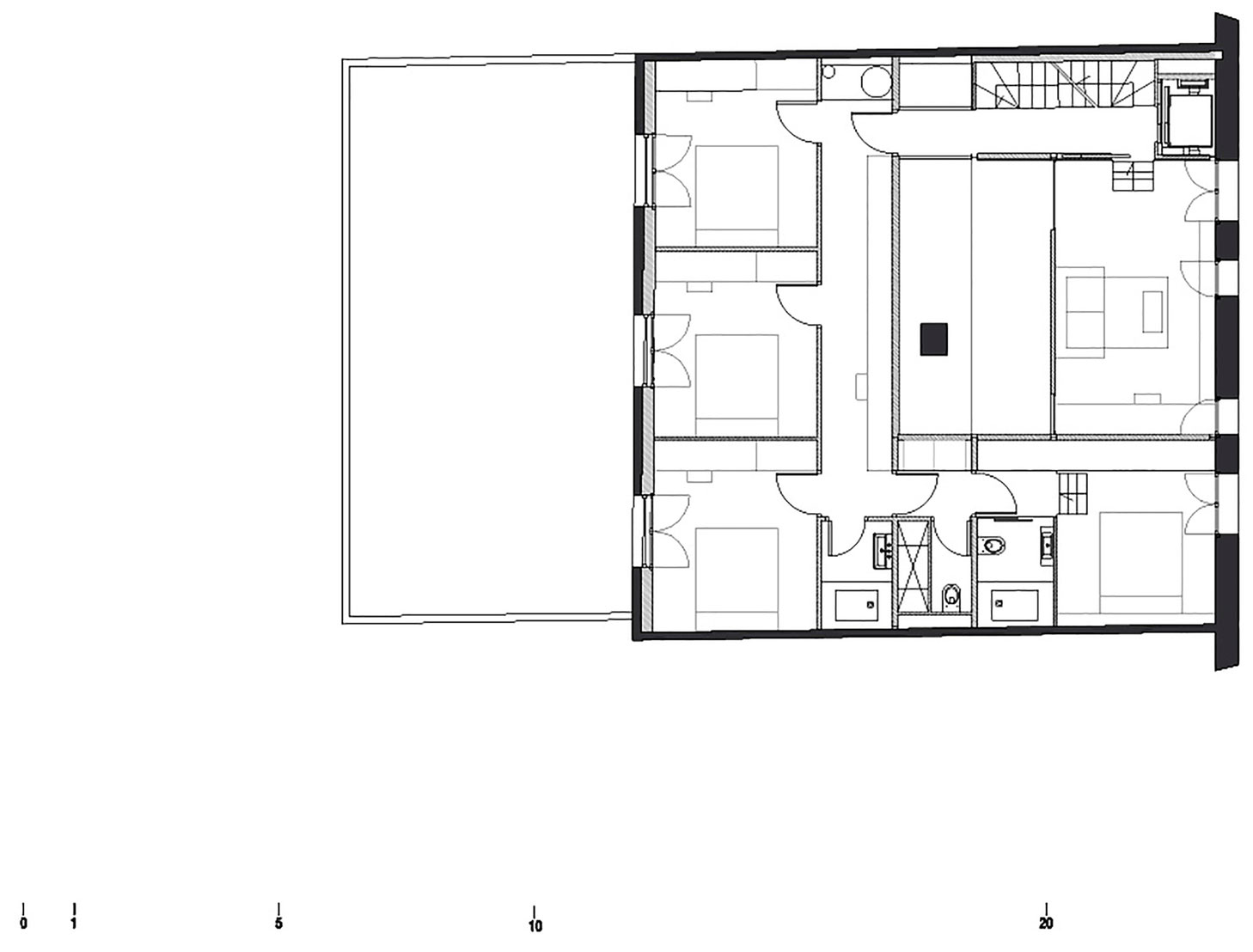 A Former Milk Shop Turned into a Bright Modern Industrial Home in Barcelona by Lluís Corbella & Marc Mazeres (18)