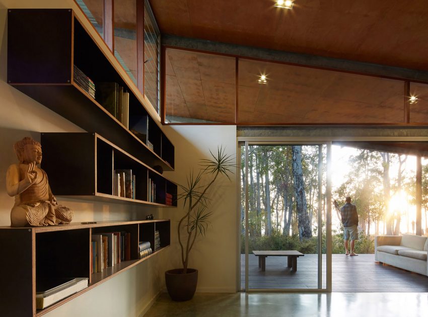 A Light-Filled Contemporary Home with Corrugated Steel Walls in Margaret River by Archterra Architects (11)