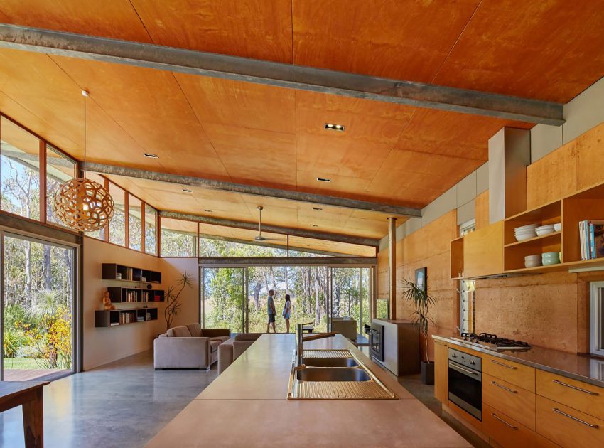 A Light-Filled Contemporary Home with Corrugated Steel Walls in Margaret River by Archterra Architects (13)