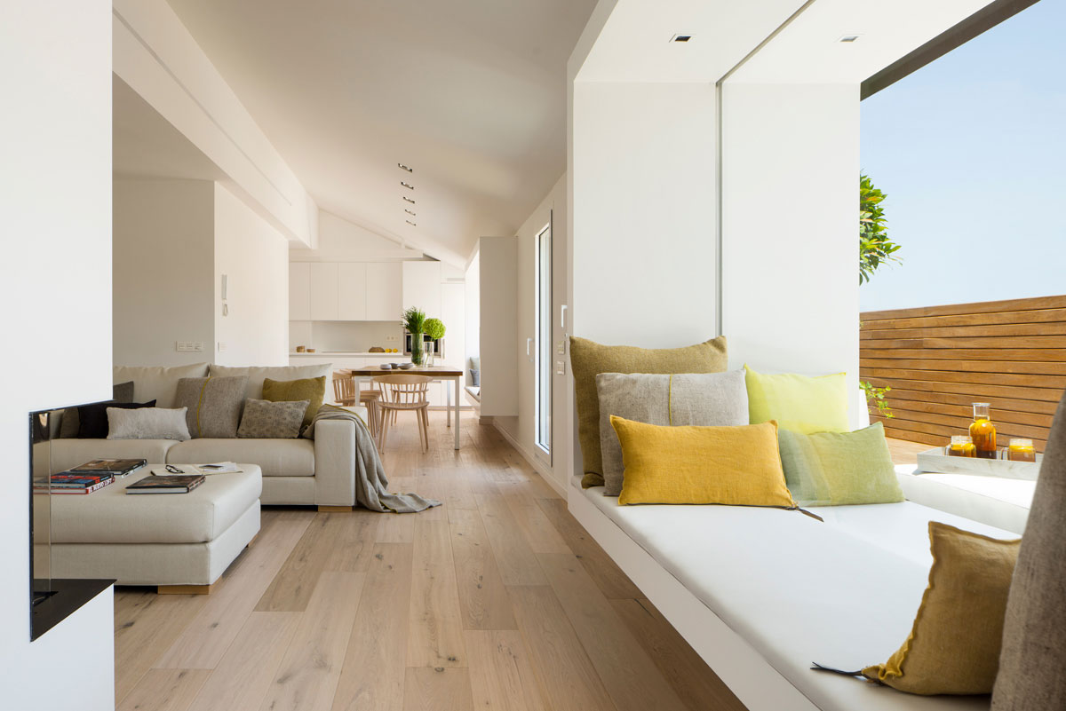 A Luminous and Airy Contemporary Home with Terrace in Barcelona by Susanna Cots Estudi de Disseny (5)