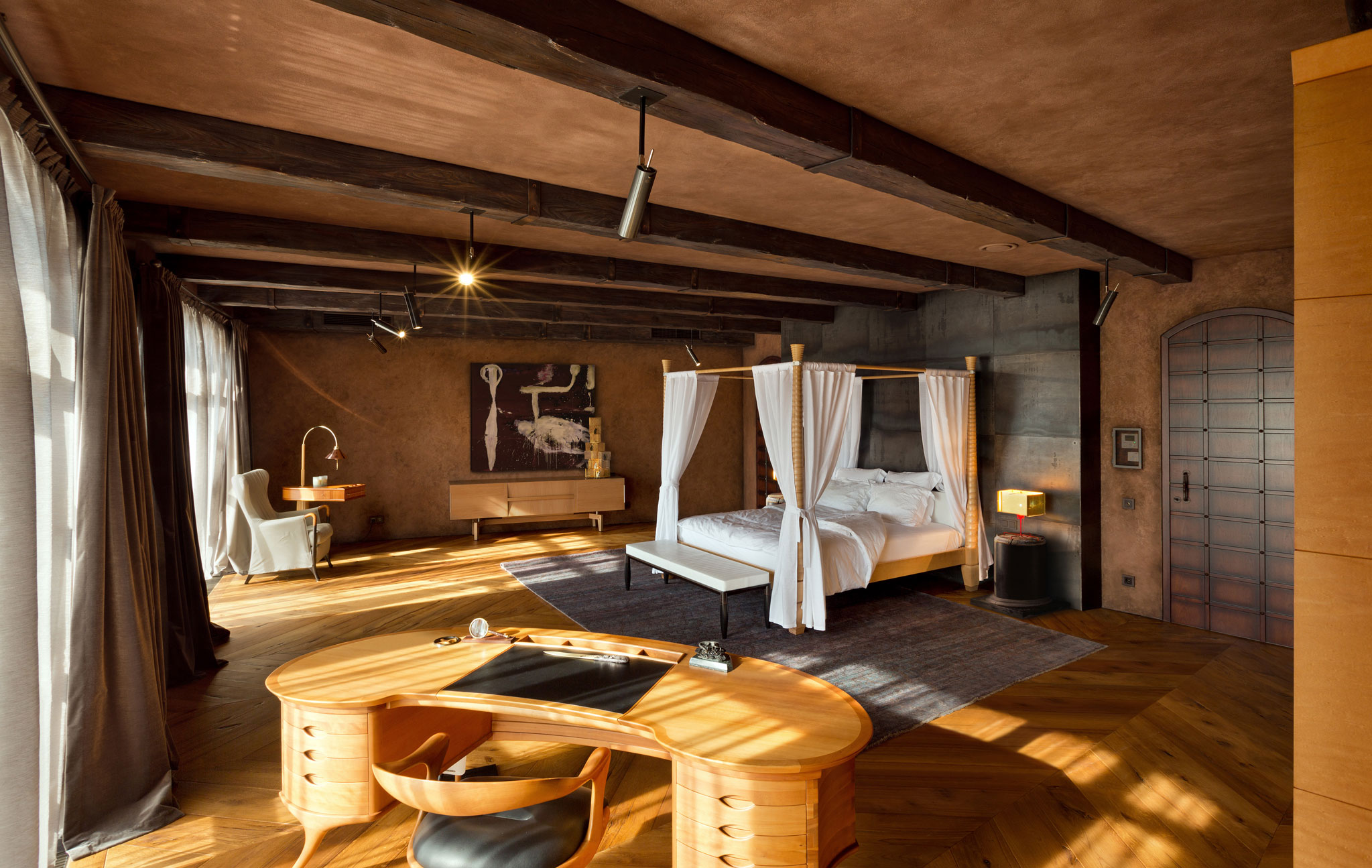 A Luxurious Contemporary Home with Mediterranean Touches and Rustic Vibe in Kiev, Ukraine by Baraban+ design studio (9)