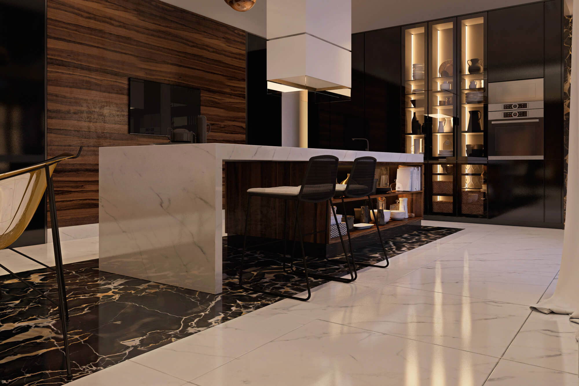 A Luxurious Contemporary Home with Stylish Interiors in Sardinia, Italy by Iryna Dzhemesyuk and Vitaly Yurov (12)