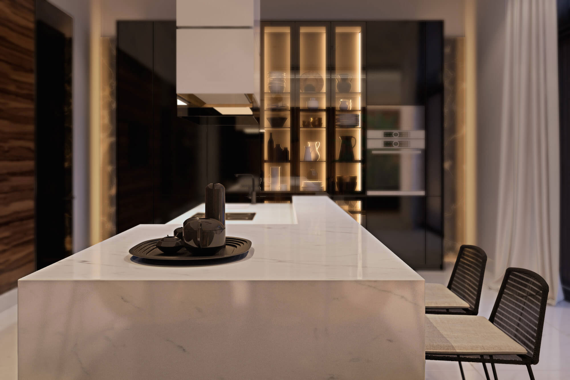 A Luxurious Contemporary Home with Stylish Interiors in Sardinia, Italy by Iryna Dzhemesyuk and Vitaly Yurov (13)