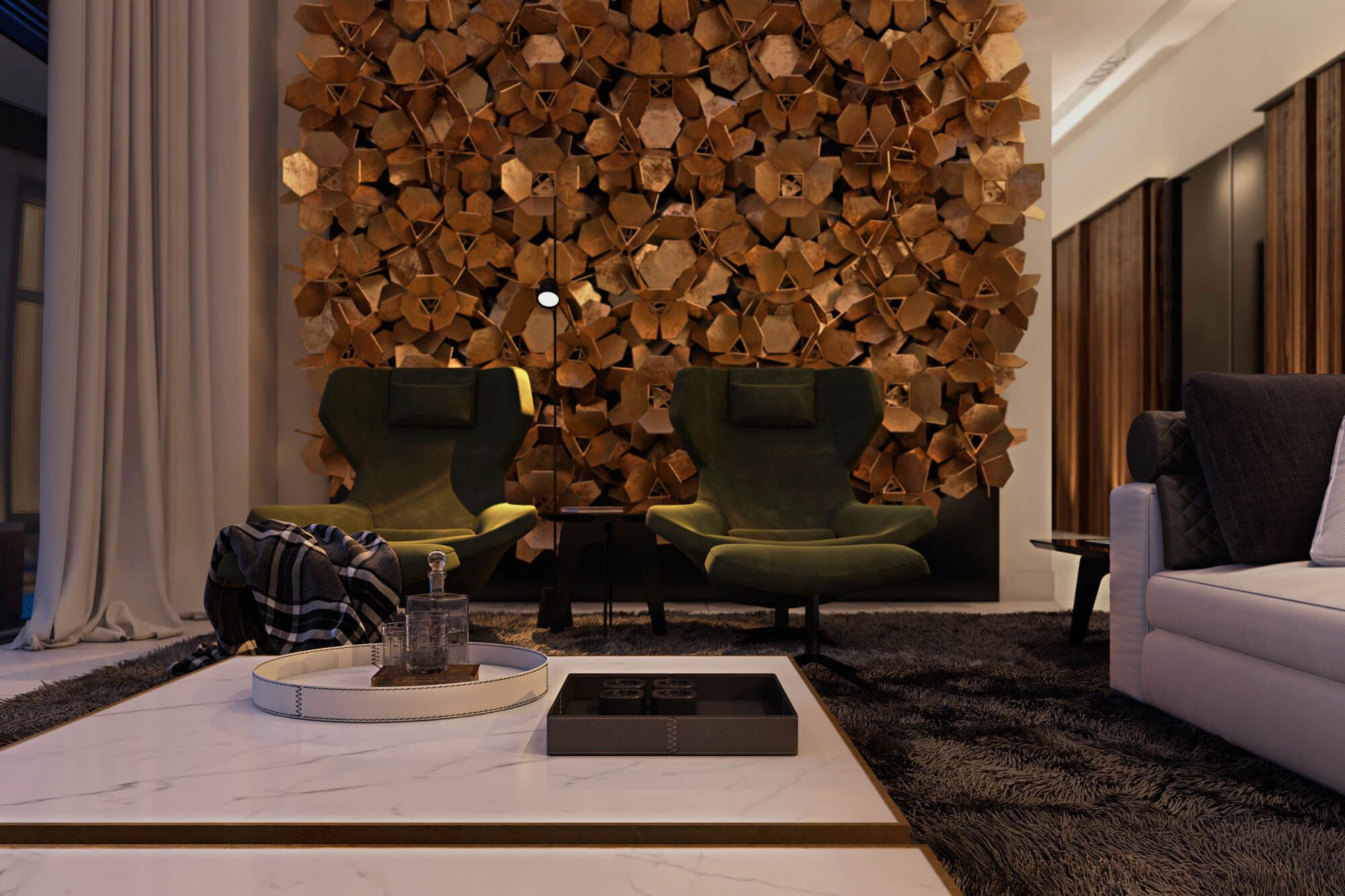 A Luxurious Contemporary Home with Stylish Interiors in Sardinia, Italy by Iryna Dzhemesyuk and Vitaly Yurov (5)