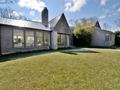 A Luxury Single-Family Home with Rich and Exquisite Interiors in East Hampton