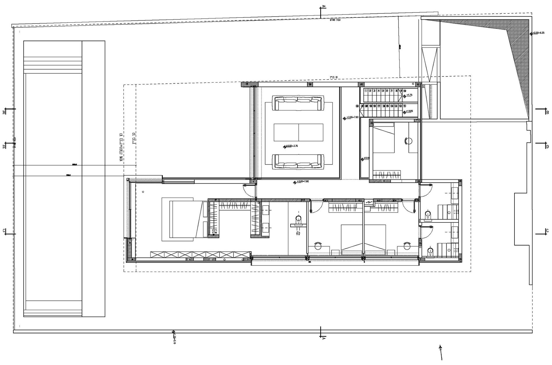 A Magnificent Modern Home with Pool and Cantilevered Bedroom in Shavei Tzion by Pitsou Kedem Architects (27)