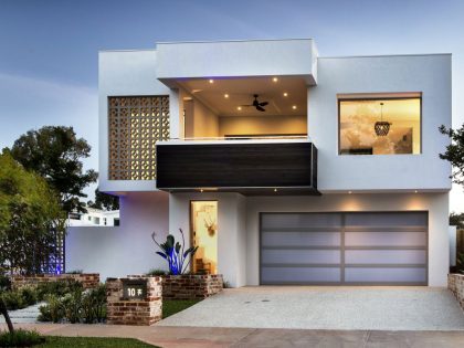 A Mid-Century Modern House Characterized by Clean Simplicity Interiors in Perth, Australia by Residential Attitudes (2)