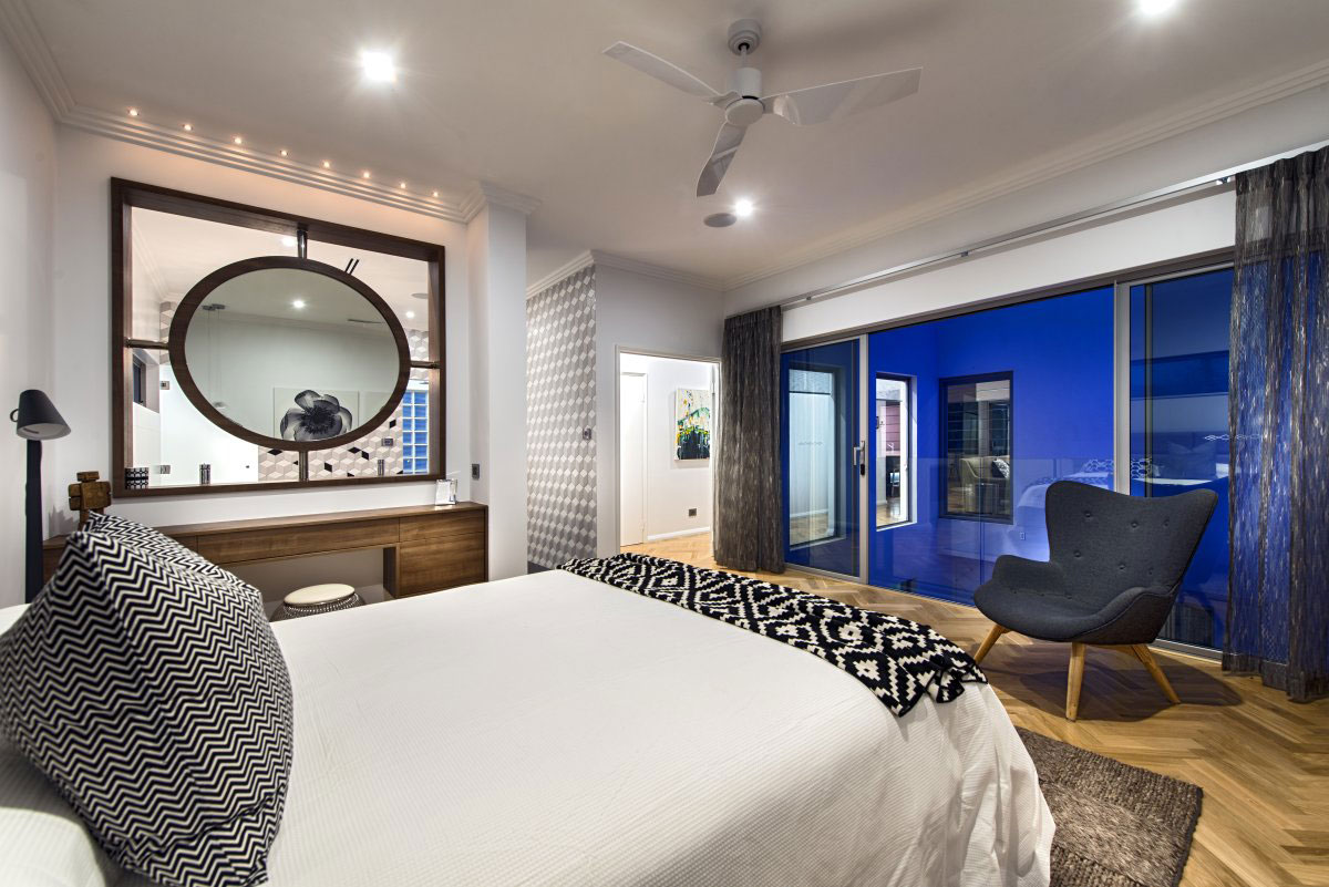 A Mid-Century Modern House Characterized by Clean Simplicity Interiors in Perth, Australia by Residential Attitudes (20)