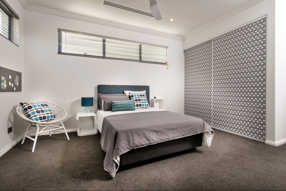 A Mid-Century Modern House Characterized by Clean Simplicity Interiors in Perth, Australia by Residential Attitudes (23)