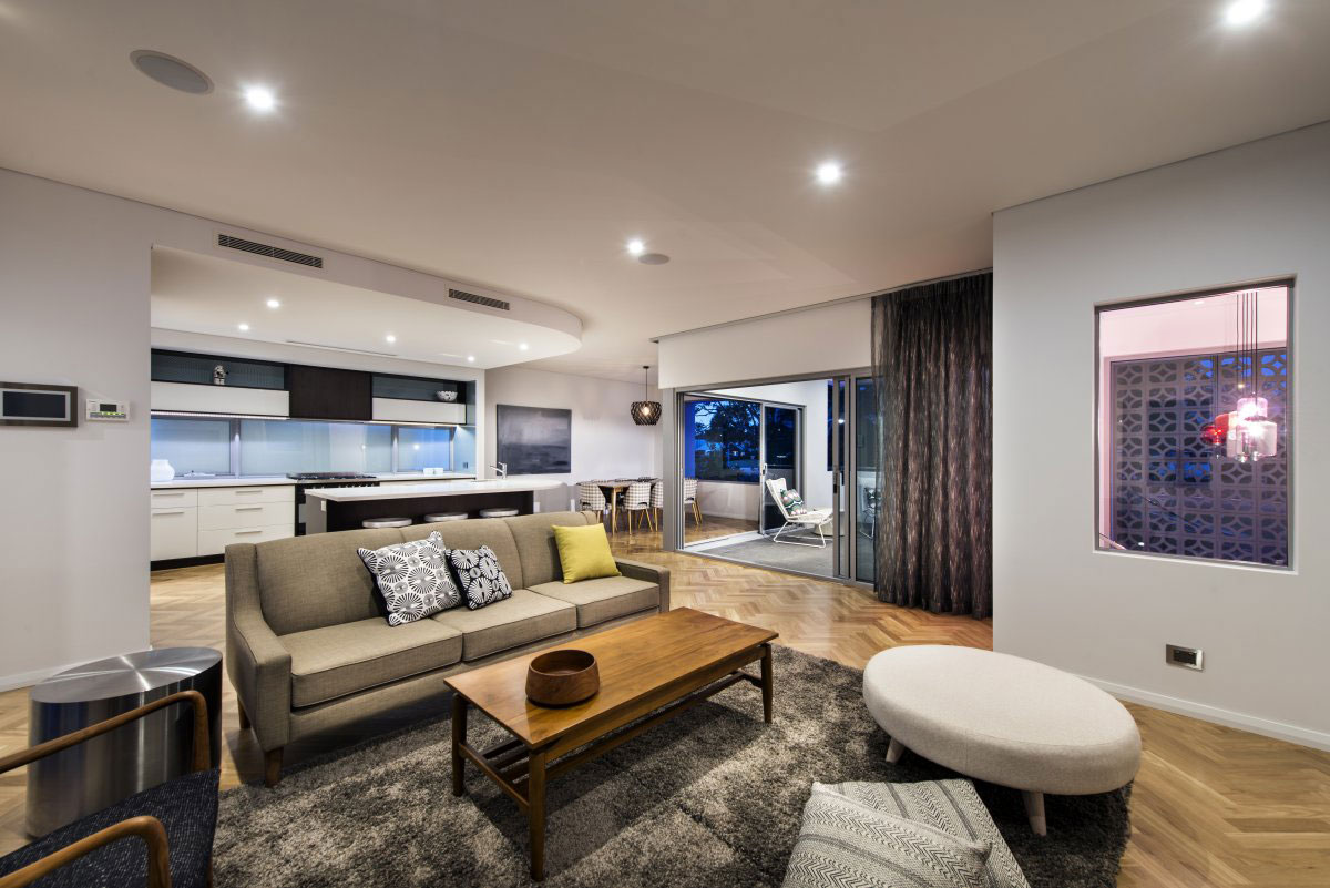 A Mid-Century Modern House Characterized by Clean Simplicity Interiors in Perth, Australia by Residential Attitudes (6)