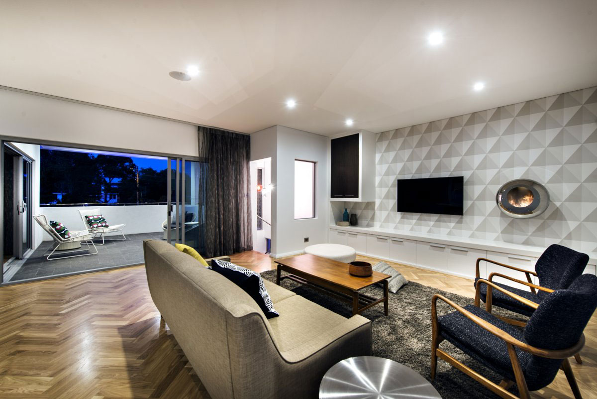 A Mid-Century Modern House Characterized by Clean Simplicity Interiors in Perth, Australia by Residential Attitudes (7)