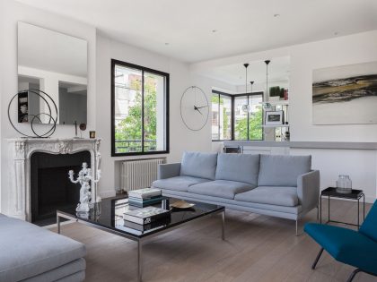 A Modern, Elegant and Functional Home in Neuilly-sur-Seine, Paris by Agence Frédéric Flanquart (2)