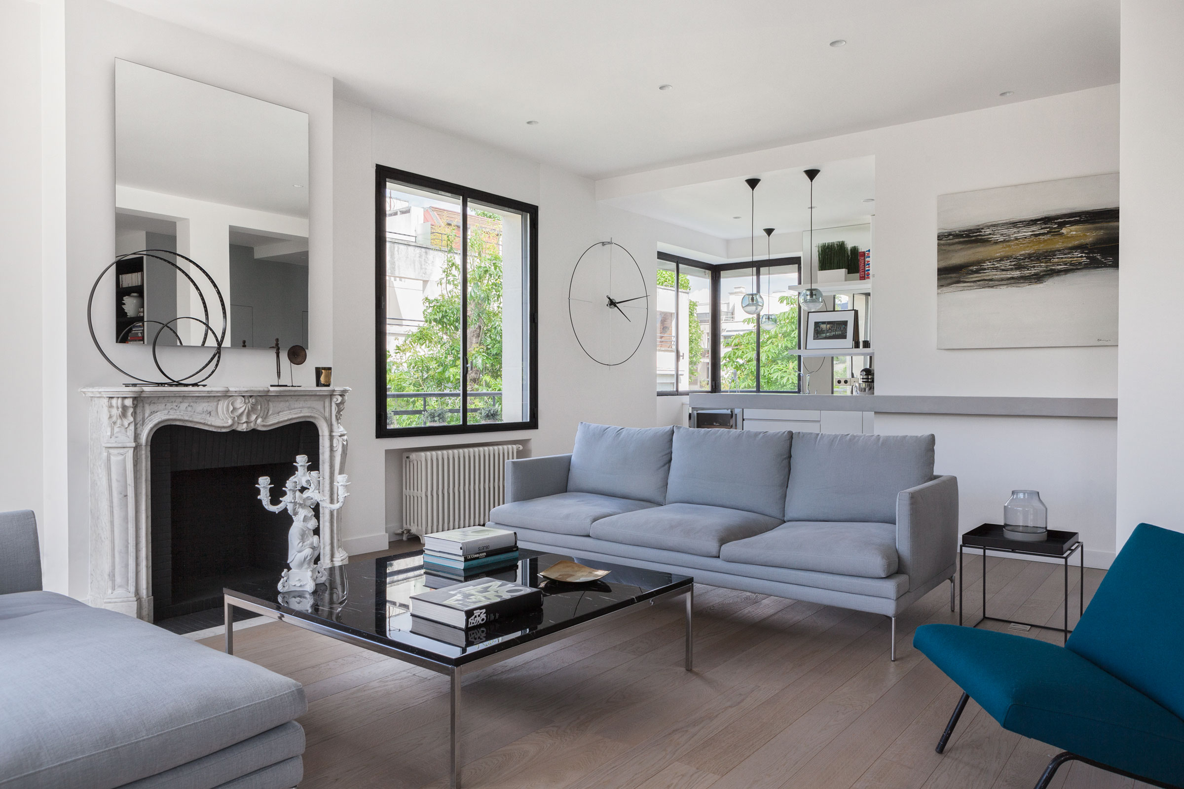 A Modern, Elegant and Functional Home in Neuilly-sur-Seine, Paris by Agence Frédéric Flanquart (2)
