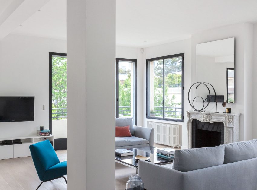 A Modern, Elegant and Functional Home in Neuilly-sur-Seine, Paris by Agence Frédéric Flanquart (3)