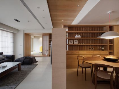 A Neat and Luminous Apartment with Rich Warm Textures in Kaohsiung City by PMD (17)