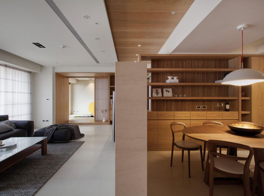 A Neat and Luminous Apartment with Rich Warm Textures in Kaohsiung City by PMD (17)