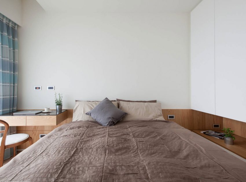 A Neat and Luminous Apartment with Rich Warm Textures in Kaohsiung City by PMD (21)