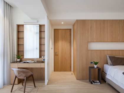 A Neat and Luminous Apartment with Rich Warm Textures in Kaohsiung City by PMD (28)